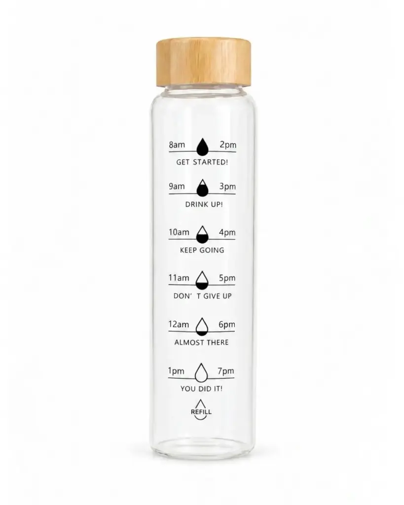 CL6251- 1000ML GLASS WATER BOTTLE
