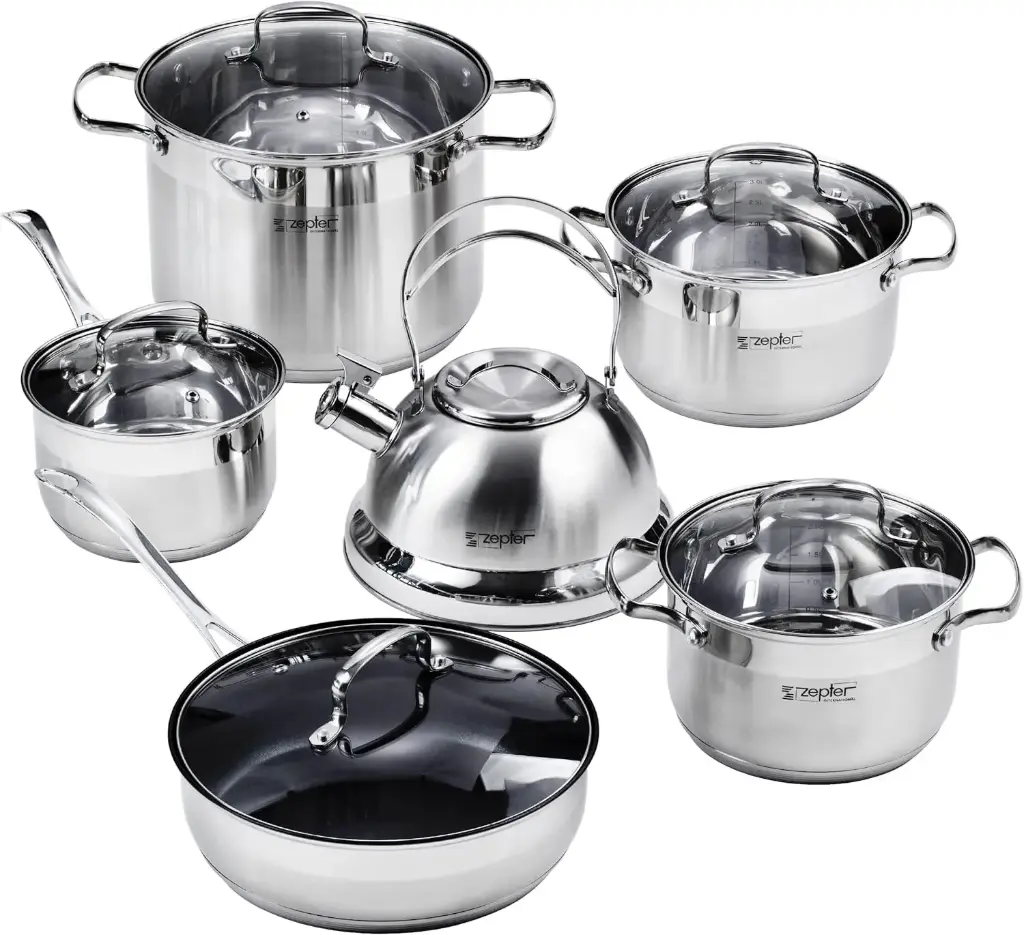 12 Pcs SS COOKWARE SET (ZP-2777) [WS3061]