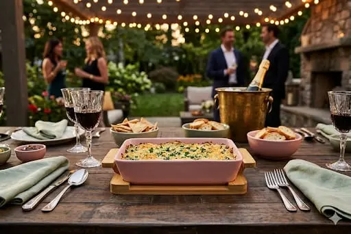 YL2255 DS-ST2004 1 Rectangle Large  Party Ceramic Dish w/Wood Tray