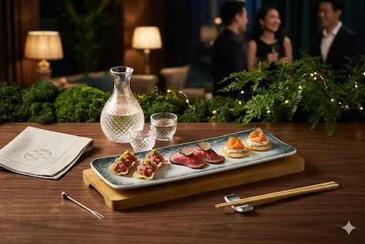 YL2262 DS-ST2019 Single Rectangle Party Ceramic Dish w/Wood Tray