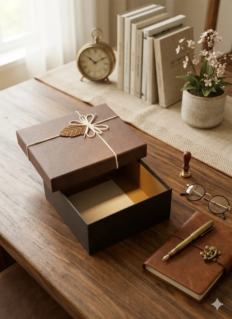 GF3359-3 SQUARE GIFTING BOX (LARGE 18*18*9.5CM)