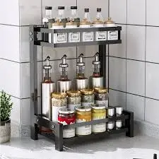 [KD3088-1] (MJ-4032) METAL 2 LAYER KITCHEN STORAGE RACK