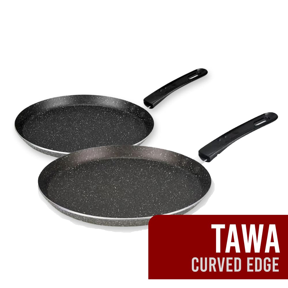 [THE HARVEST] NON-STICK FLAT CURVED EDGE TAWA