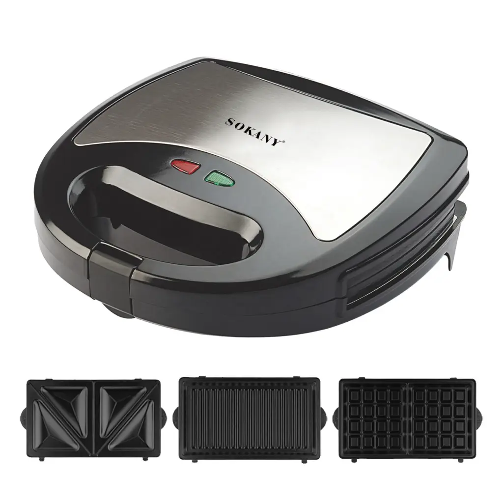 [SK3344] SONAKY 3 IN 1 SANDWICH MAKER / TOASTER (KJ302)