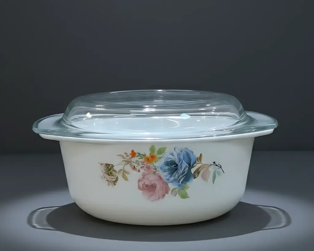 [CDL25-1] - 2.5 L CASSEROLE WITH LID- VINTAGE FLORAL