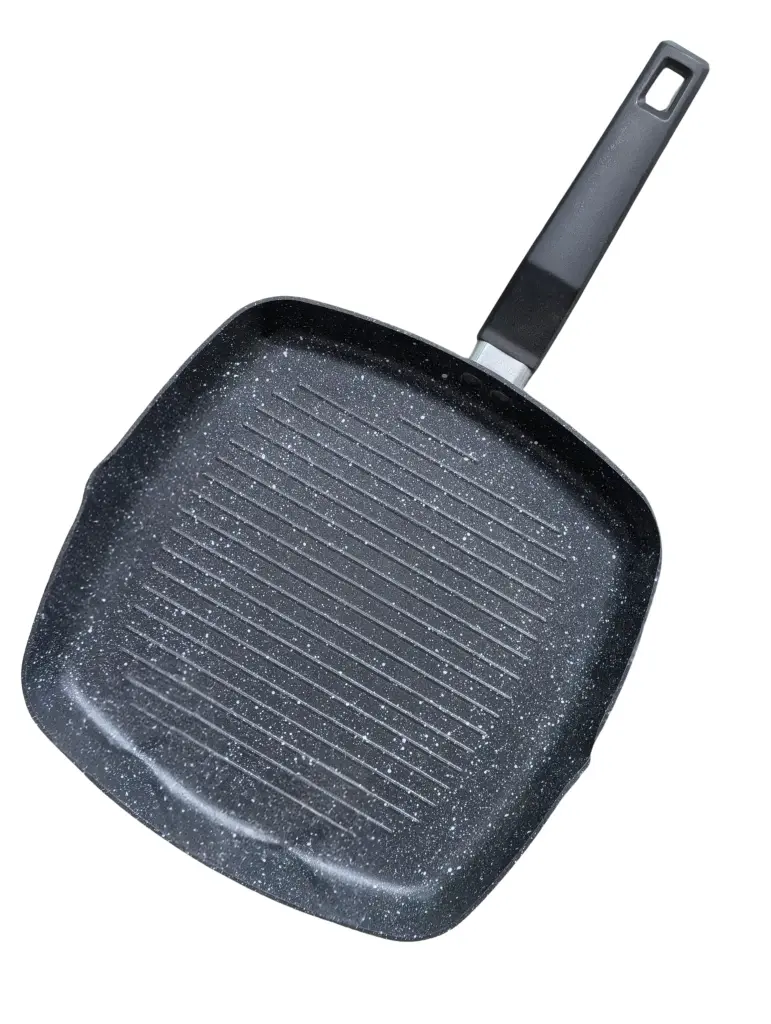 [THE HARVEST] NON-STICK SQUARE GRILL PAN 28CM