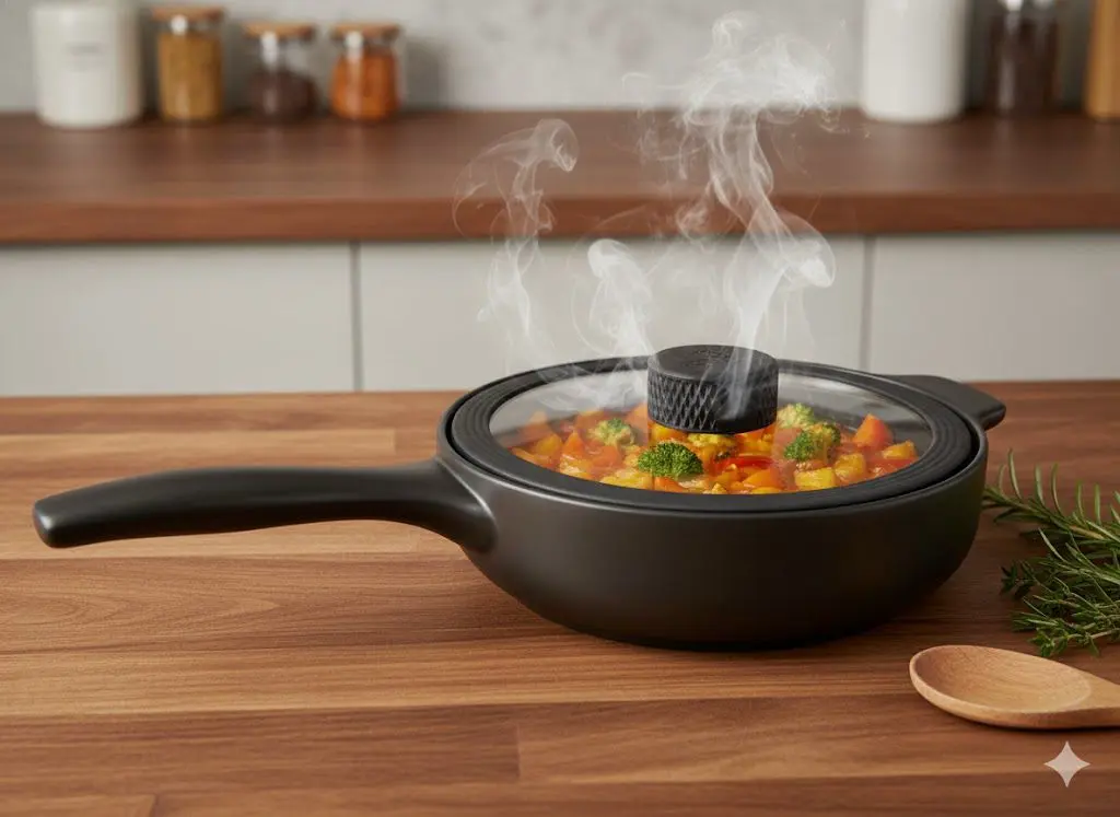 CB5522[PDG-2507C] - CLAY COOKING POT WITH HANDLE 1.7L