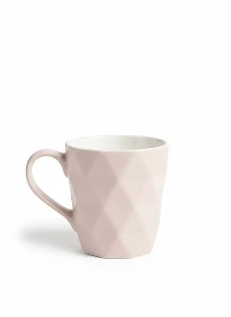TY5264 - MUG CERAMIC - DIAMOND DESIGN