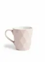 TY5264 - MUG CERAMIC - DIAMOND DESIGN
