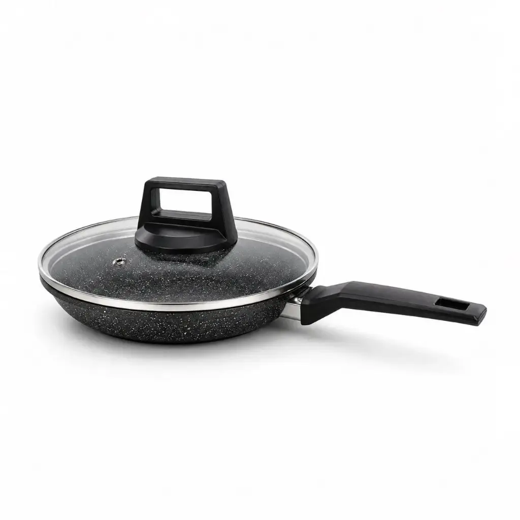 [THE HARVEST] HM-FP 20GB:  20CM FRY PAN WITH GLASS LID [6801]