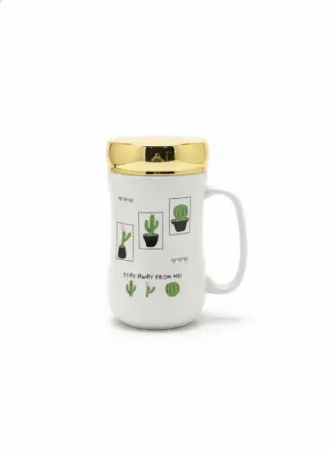 [DJ2134] DJ2134 CATCUS SERIES MUG WITH SCREW LID (WL-22)