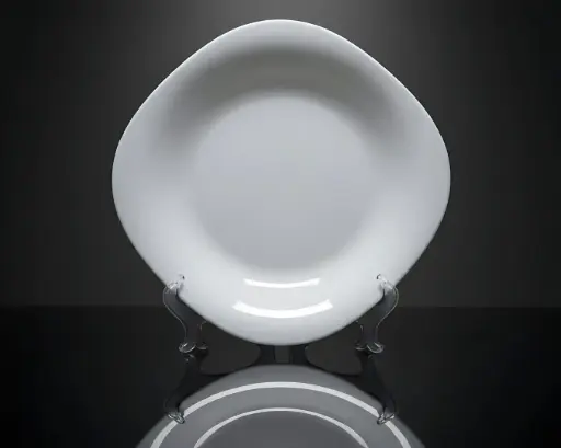 [[SQDP11/W]] [SQDP11/W] - 11" SQUARE DINNER PLATE- WHITE
