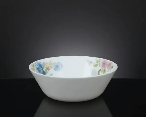[[RDSB60-1]] [RDSB60-1] - 6" ROUND SOUP BOWL- VINTAGE FLORAL