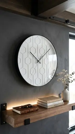 [HL5219] HL5219 [3615N] - WALL CLOCK- TEXTURED DIAL