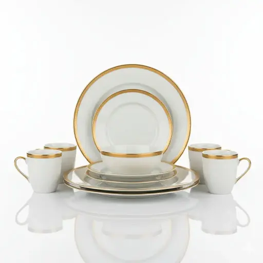 [LH5330-1] LH5330-1 - 16PCS CERAMIC DINNER SET (GOLD LINE)