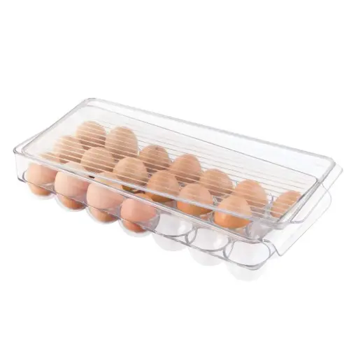 [A39] ACRYLIC REF. EGG STORAGE CONTAINER 37x16x8cm (39)